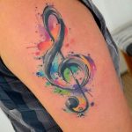 Фото тату на тему музыка 15.06.2019 №008 - music tattoos - tatufoto.com