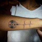 Фото тату на тему музыка 15.06.2019 №025 - music tattoos - tatufoto.com