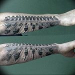 Фото тату на тему музыка 15.06.2019 №040 - music tattoos - tatufoto.com