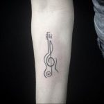 Фото тату на тему музыка 15.06.2019 №057 - music tattoos - tatufoto.com