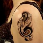 Фото тату на тему музыка 15.06.2019 №059 - music tattoos - tatufoto.com