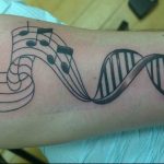 Фото тату на тему музыка 15.06.2019 №066 - music tattoos - tatufoto.com
