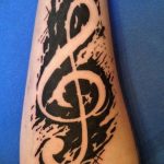 Фото тату на тему музыка 15.06.2019 №071 - music tattoos - tatufoto.com