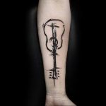 Фото тату на тему музыка 15.06.2019 №090 - music tattoos - tatufoto.com