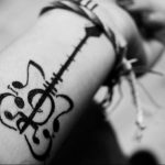 Фото тату на тему музыка 15.06.2019 №097 - music tattoos - tatufoto.com