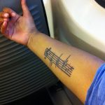 Фото тату на тему музыка 15.06.2019 №117 - music tattoos - tatufoto.com