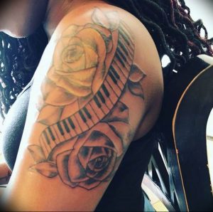 Фото тату на тему музыка 15.06.2019 №119 - music tattoos - tatufoto.com