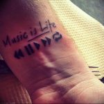 Фото тату на тему музыка 15.06.2019 №121 - music tattoos - tatufoto.com