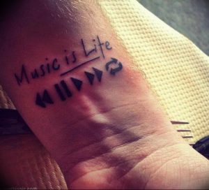 Фото тату на тему музыка 15.06.2019 №121 - music tattoos - tatufoto.com