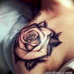 Фото тату роза с шипами 26.06.2019 №014 - spiked rose tattoo - tatufoto.com