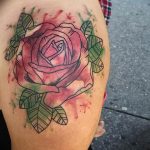 Фото тату роза с шипами 26.06.2019 №026 - spiked rose tattoo - tatufoto.com