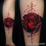 Фото тату роза с шипами 26.06.2019 №048 - spiked rose tattoo - tatufoto.com