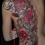 Фото тату роза с шипами 26.06.2019 №050 - spiked rose tattoo - tatufoto.com