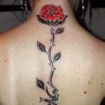 Фото тату роза с шипами 26.06.2019 №067 - spiked rose tattoo - tatufoto.com
