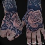 Фото тату роза с шипами 26.06.2019 №069 - spiked rose tattoo - tatufoto.com