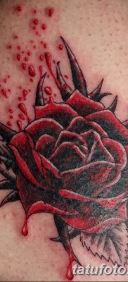 Фото тату роза с шипами 26.06.2019 №079 — spiked rose tattoo — tatufoto.com