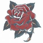 Фото тату роза с шипами 26.06.2019 №088 - spiked rose tattoo - tatufoto.com