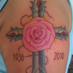 Фото тату роза с шипами 26.06.2019 №090 - spiked rose tattoo - tatufoto.com