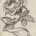 Фото тату роза с шипами 26.06.2019 №097 - spiked rose tattoo - tatufoto.com