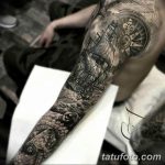 Фото тату рукав 11.06.2019 №014 - Tattoo sleeve - tatufoto.com