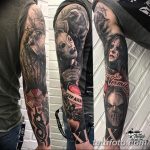 Фото тату рукав 11.06.2019 №023 - Tattoo sleeve - tatufoto.com