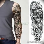 Фото тату рукав 11.06.2019 №024 - Tattoo sleeve - tatufoto.com