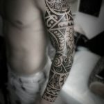 Фото тату рукав 11.06.2019 №028 - Tattoo sleeve - tatufoto.com