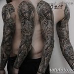 Фото тату рукав 11.06.2019 №029 - Tattoo sleeve - tatufoto.com