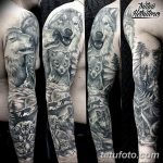Фото тату рукав 11.06.2019 №032 - Tattoo sleeve - tatufoto.com
