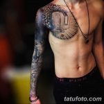 Фото тату рукав 11.06.2019 №034 - Tattoo sleeve - tatufoto.com