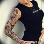 Фото тату рукав 11.06.2019 №035 - Tattoo sleeve - tatufoto.com
