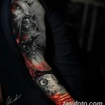 Фото тату рукав 11.06.2019 №036 - Tattoo sleeve - tatufoto.com