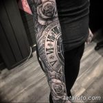 Фото тату рукав 11.06.2019 №047 - Tattoo sleeve - tatufoto.com