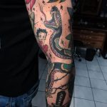 Фото тату рукав 11.06.2019 №054 - Tattoo sleeve - tatufoto.com