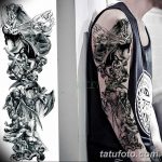 Фото тату рукав 11.06.2019 №063 - Tattoo sleeve - tatufoto.com