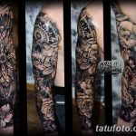 Фото тату рукав 11.06.2019 №071 - Tattoo sleeve - tatufoto.com