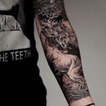 Фото тату рукав 11.06.2019 №080 - Tattoo sleeve - tatufoto.com