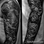 Фото тату рукав 11.06.2019 №081 - Tattoo sleeve - tatufoto.com