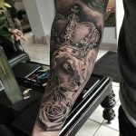 Фото тату рукав 11.06.2019 №085 - Tattoo sleeve - tatufoto.com
