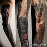 Фото тату рукав 11.06.2019 №087 - Tattoo sleeve - tatufoto.com