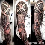 Фото тату рукав 11.06.2019 №090 - Tattoo sleeve - tatufoto.com
