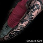 Фото тату рукав 11.06.2019 №096 - Tattoo sleeve - tatufoto.com