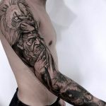 Фото тату рукав 11.06.2019 №101 - Tattoo sleeve - tatufoto.com
