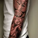 Фото тату рукав 11.06.2019 №105 - Tattoo sleeve - tatufoto.com