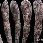Фото тату рукав 11.06.2019 №106 - Tattoo sleeve - tatufoto.com