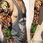 Фото тату рукав 11.06.2019 №107 - Tattoo sleeve - tatufoto.com