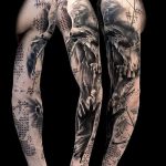 Фото тату рукав 11.06.2019 №111 - Tattoo sleeve - tatufoto.com