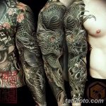 Фото тату рукав 11.06.2019 №114 - Tattoo sleeve - tatufoto.com