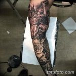 Фото тату рукав 11.06.2019 №118 - Tattoo sleeve - tatufoto.com