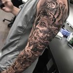 Фото тату рукав 11.06.2019 №119 - Tattoo sleeve - tatufoto.com